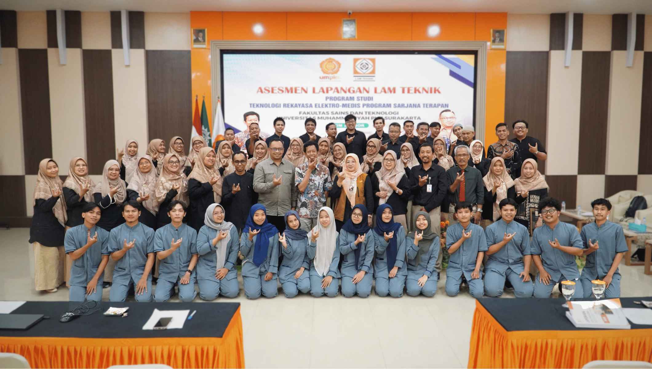 Penutupan asesmen lapangan LAM Teknik di UMPKU Surakarta